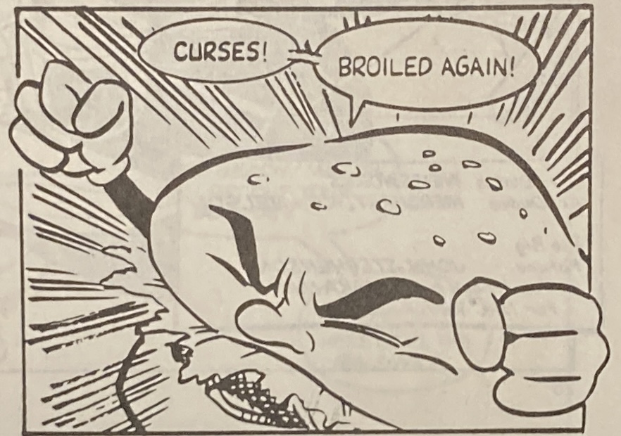 The California Raisins Comic Book villain Big Burger